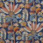 Gobelin Exotic Leaves Blue Background - Ribes y Casals