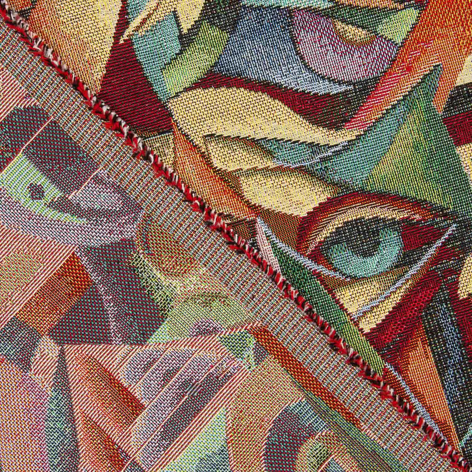 Cubist abstract printed Gobelin - Ribes y Casals
