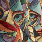 Cubist abstract printed Gobelin - Ribes y Casals