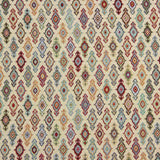 Ethnic-print Gobelin canvas with natural background - Ribes y Casals