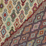 Ethnic-print Gobelin canvas with natural background - Ribes y Casals