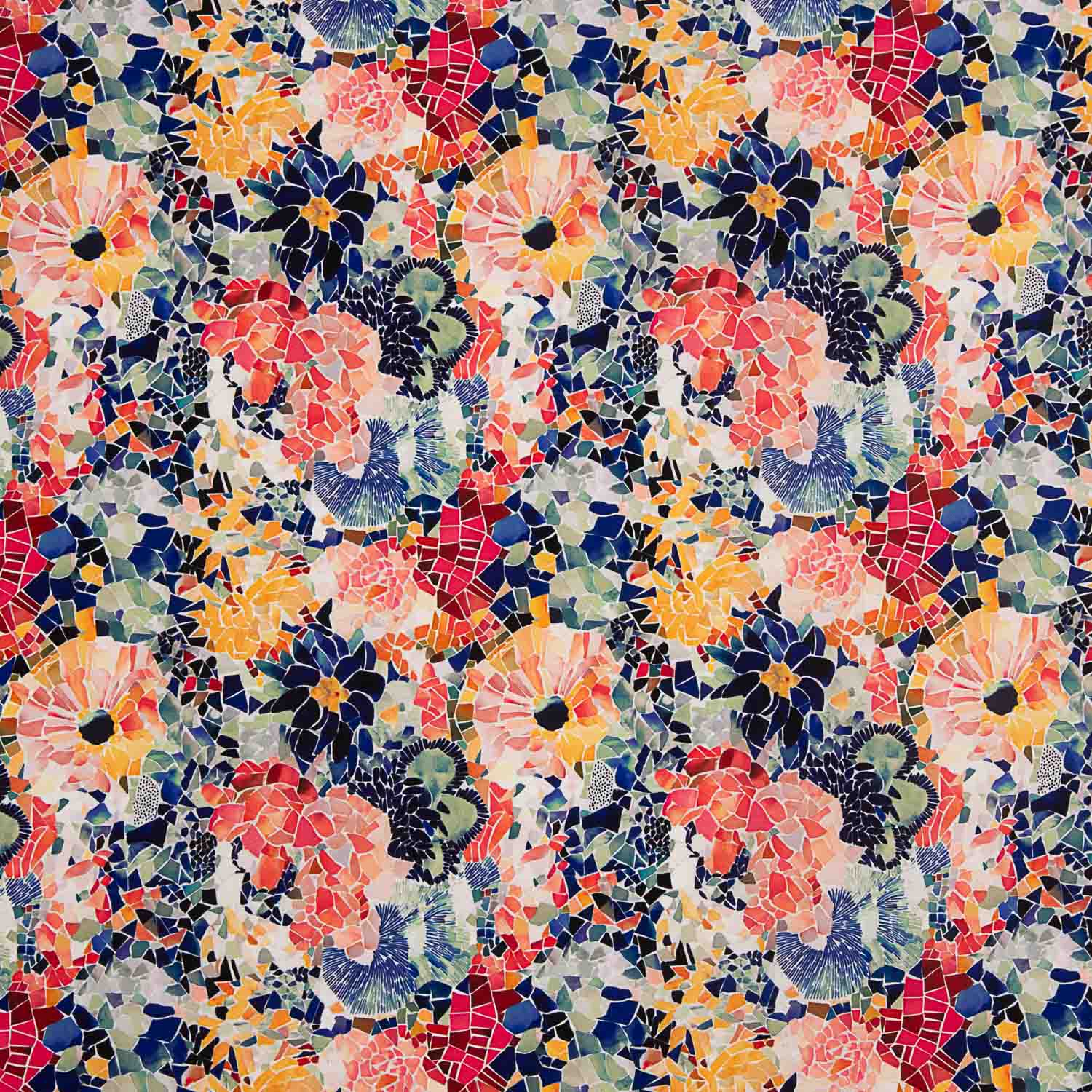 Sorona Technical Fibre Floral Mosaic Print - Ribes y Casals