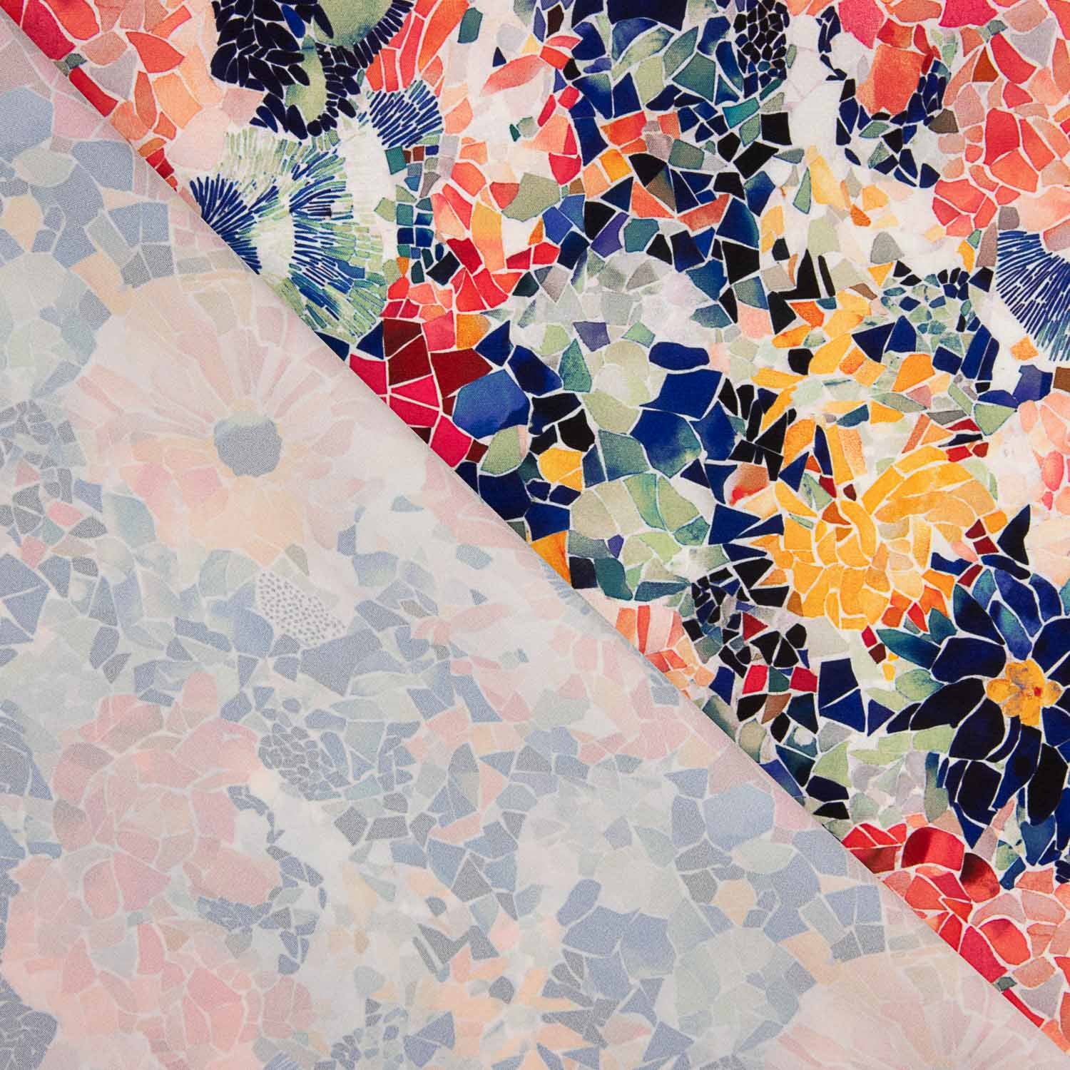 Sorona Technical Fibre Floral Mosaic Print - Ribes y Casals