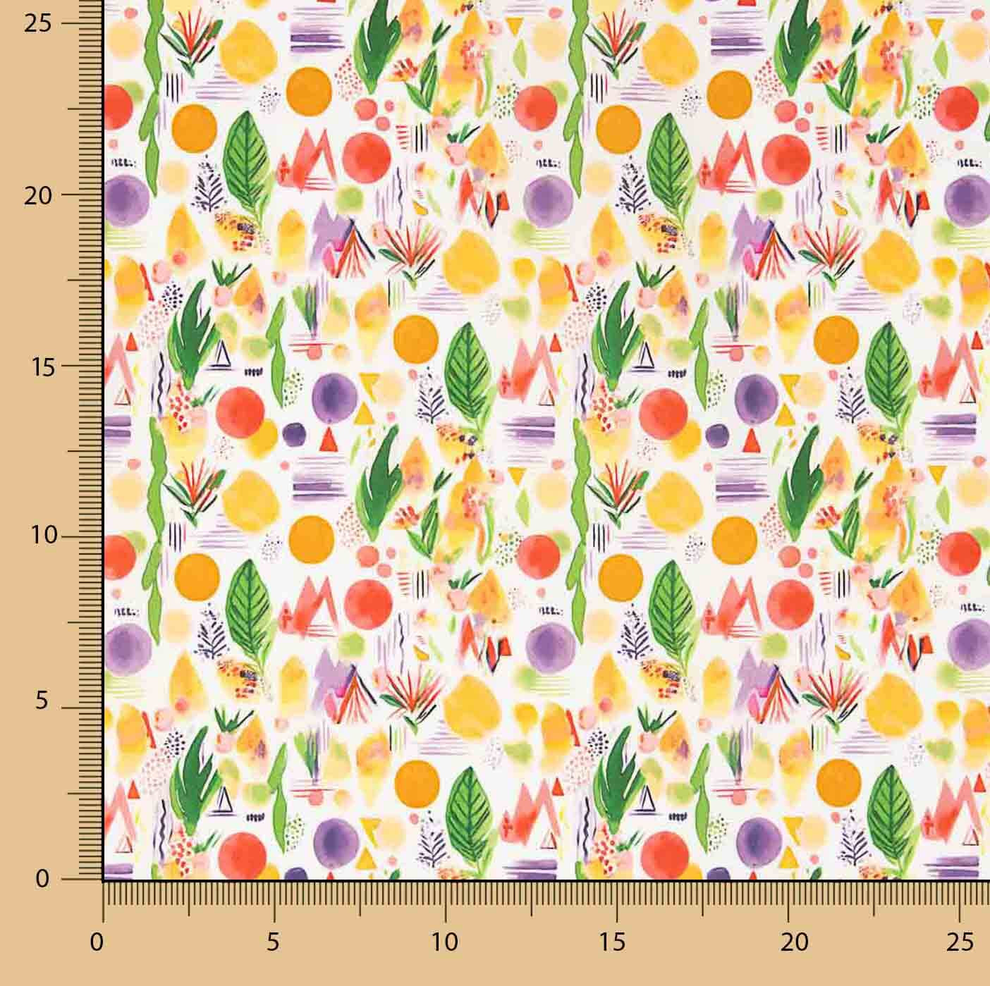 Sorona Technical Fibre, Abstract Nature Print, Colour - Ribes y Casals