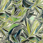 Tencel and Linen with Natural Leaf Print - Ribes y Casals