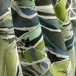 Tencel and Linen with Natural Leaf Print - Ribes y Casals