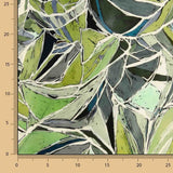 Tencel and Linen with Natural Leaf Print - Ribes y Casals