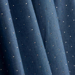 Blue Denim Cotton with Sequins - Ribes y Casals