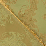 Classic Green and Gold Floral Print Jacquard - Ribes y Casals