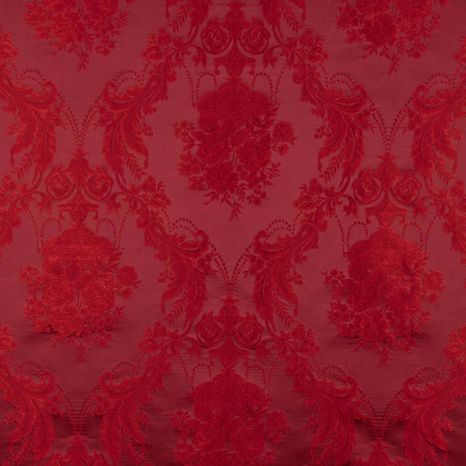 Classic Red Floral Jacquard - Ribes y Casals