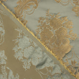 Classic Floral Jacquard in Pale Green and Beige - Ribes y Casals