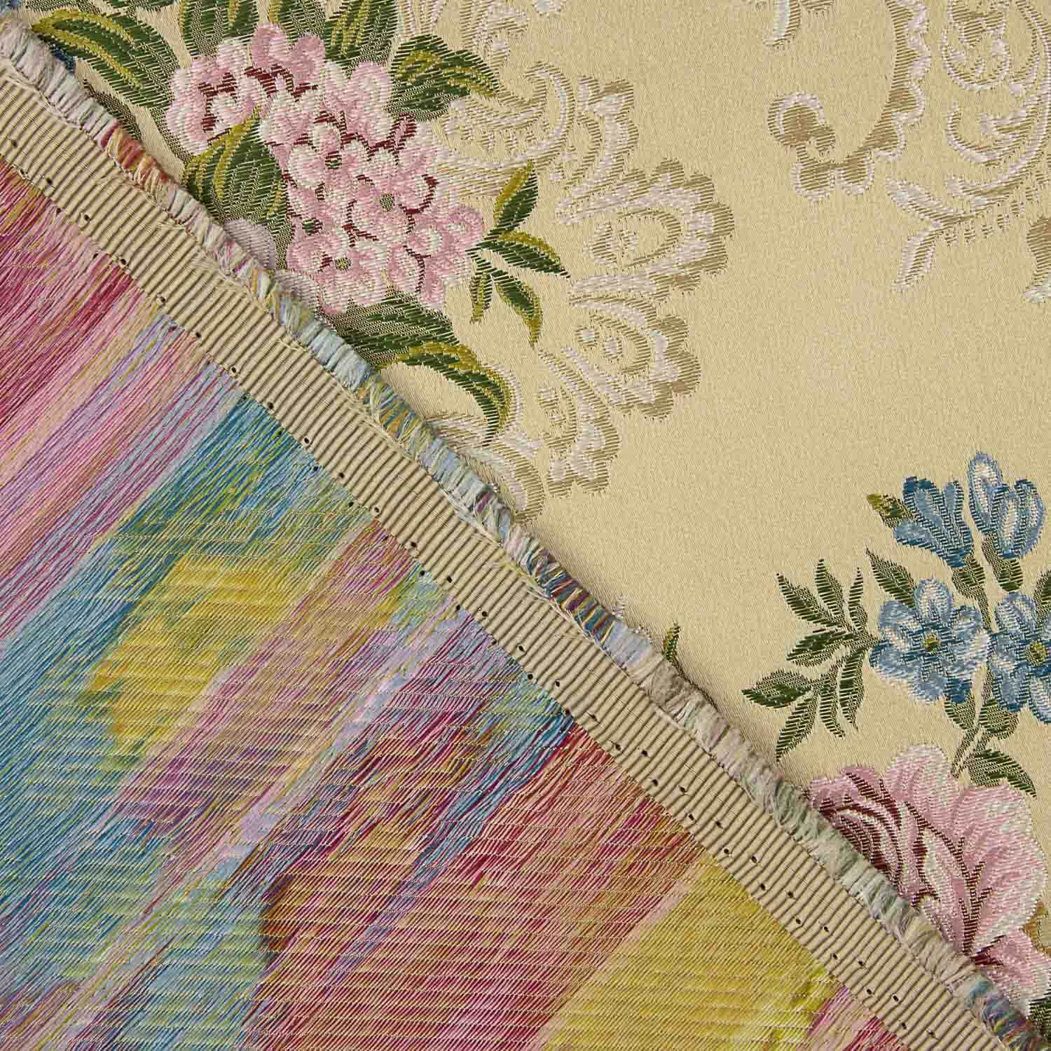 Romantic Floral Jacquard Beige - Ribes y Casals