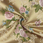Romantic Floral Jacquard Beige - Ribes y Casals