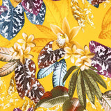 Linen Cotton Exotic Tropical Samoa Print - Ribes y Casals