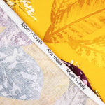 Linen Cotton Exotic Tropical Samoa Print - Ribes y Casals