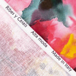 Linen Cotton Floral Print Watercolour Chagall - Ribes y Casals