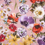 Linen Cotton Romantic Floral Print Versailles - Ribes y Casals