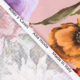 Linen Cotton Romantic Floral Print Versailles - Ribes y Casals