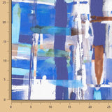 Linen Cotton Abstract Kandinsky Print - Ribes y Casals