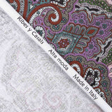 Linen Cotton Tropical Floral Print Goa - Ribes y Casals