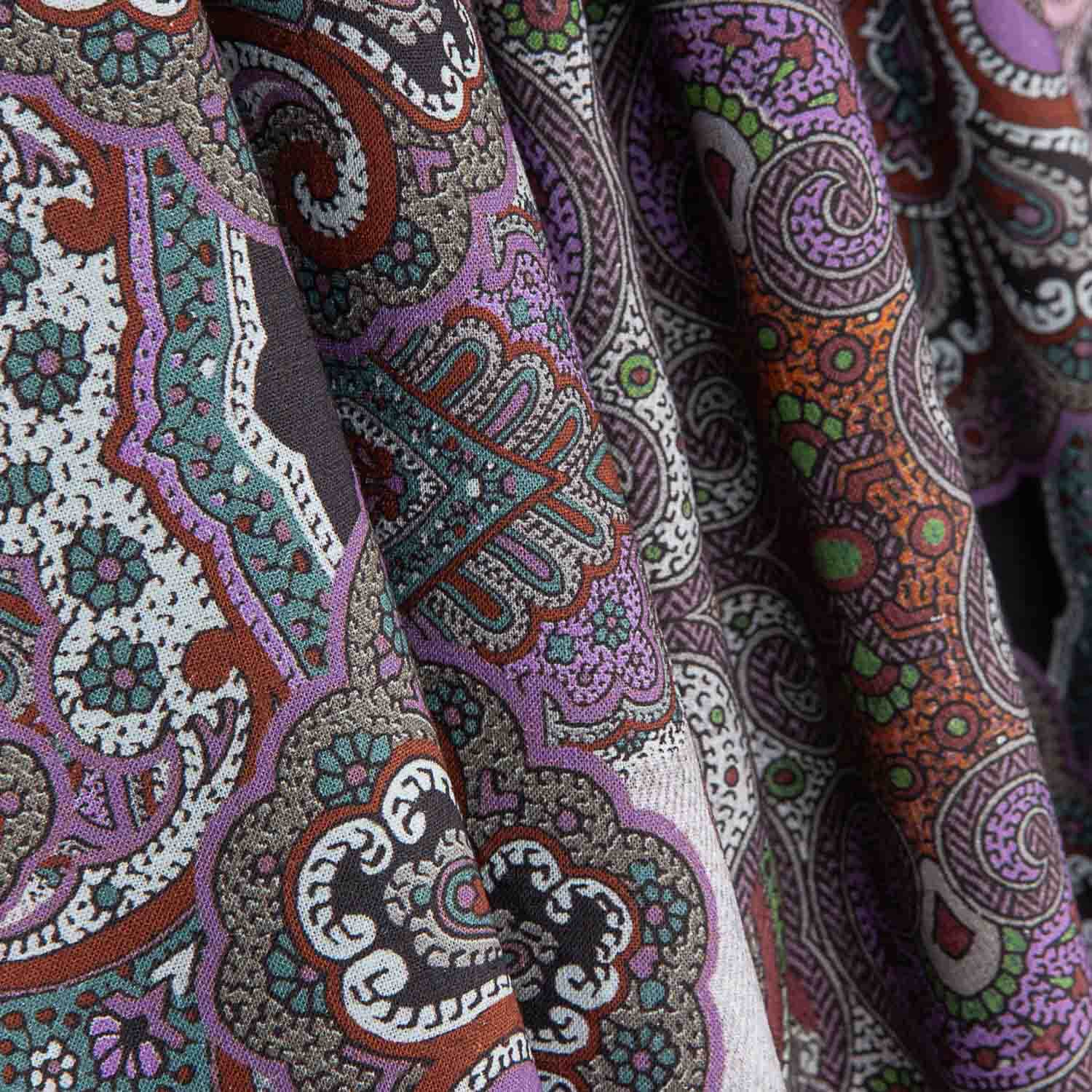 Linen Cotton Tropical Floral Print Goa - Ribes y Casals