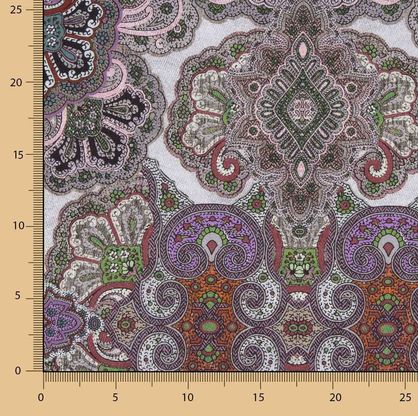 Linen Cotton Tropical Floral Print Goa - Ribes y Casals