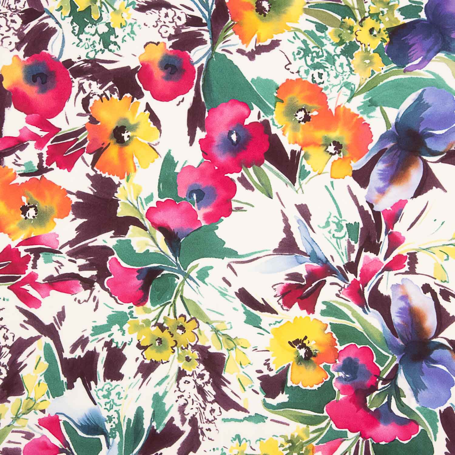 Gauguin Floral Print Viscose - Ribes y Casals