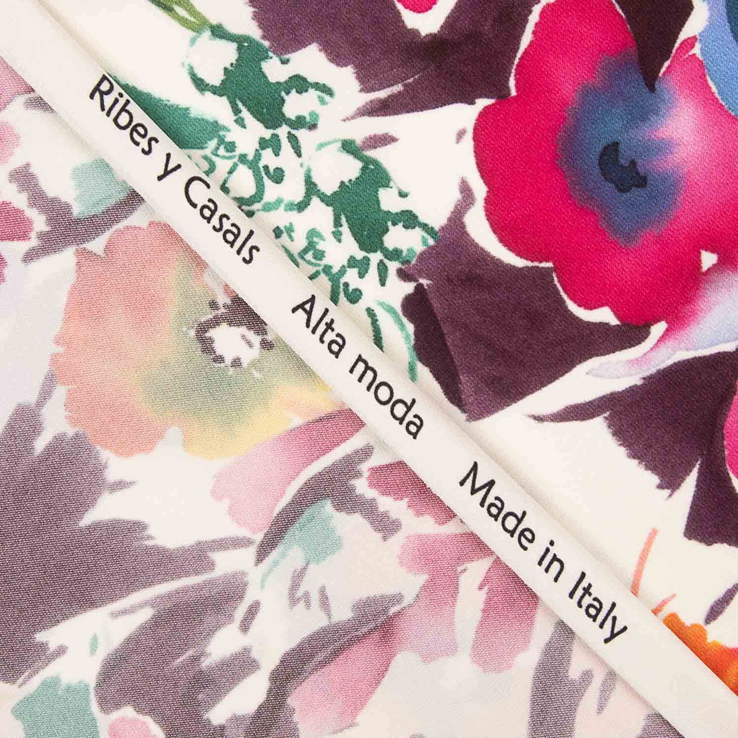 Gauguin Floral Print Viscose - Ribes y Casals