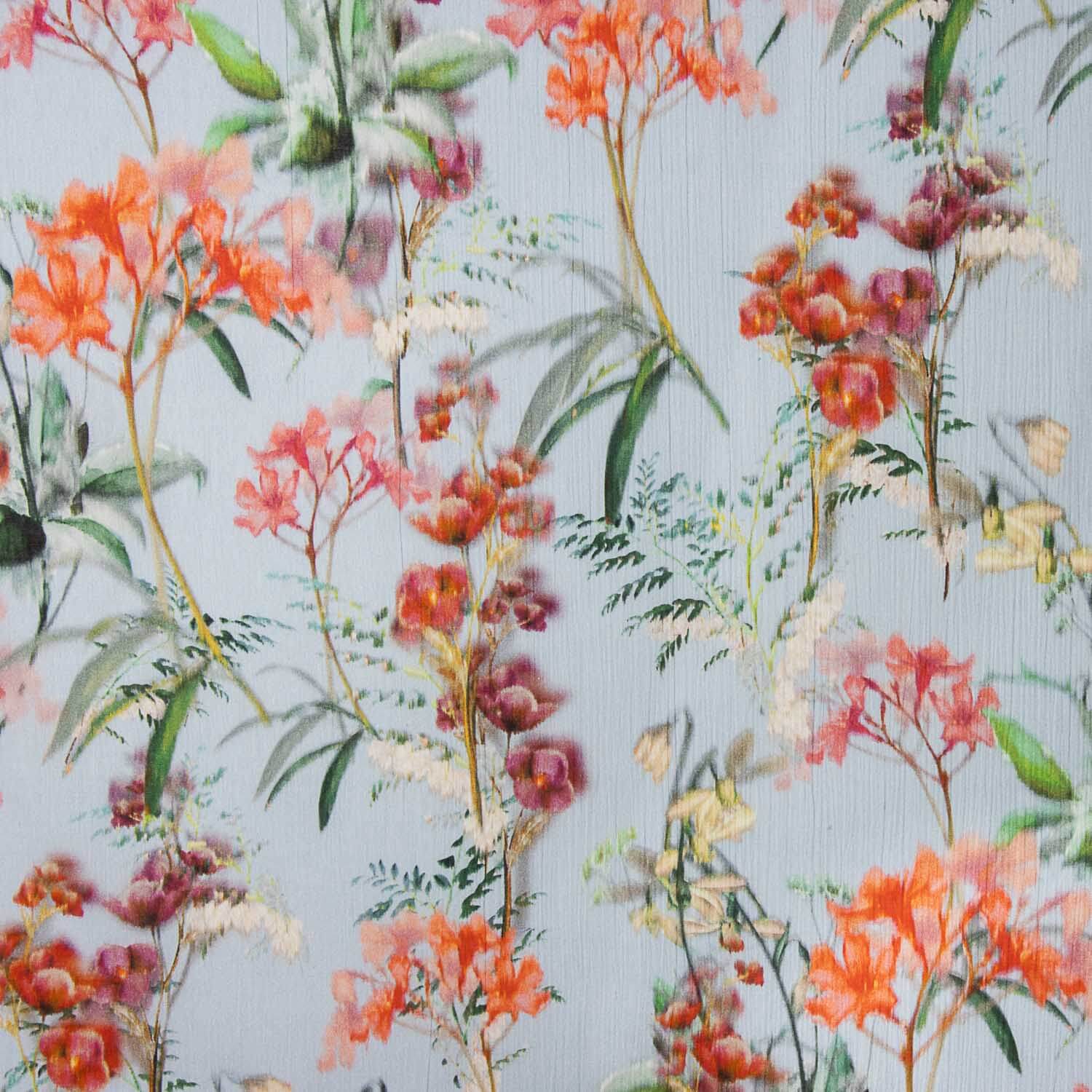 Bambula Delicate Floral Print Cotton Voile Monet - Ribes y Casals