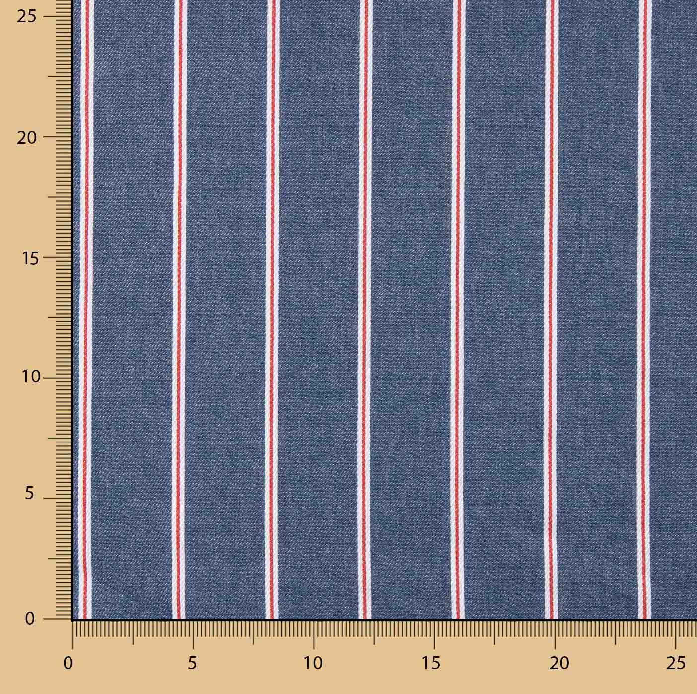 Multicolored Diplomatic Stripes Denim - Ribes y Casals