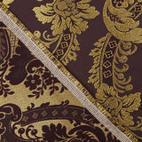 Gold and Purple Damask Jacquard Brocade - Ribes y Casals