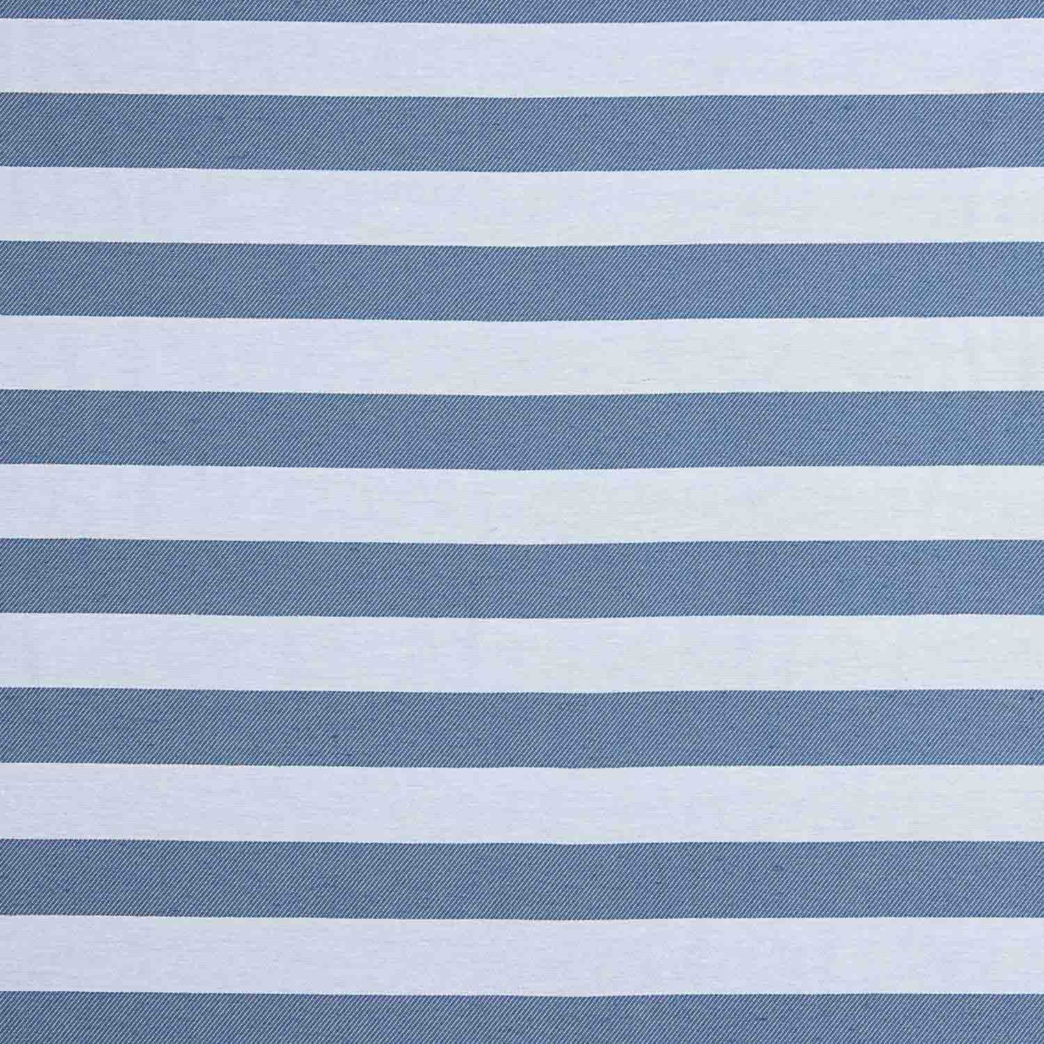 Two-tone blue and light blue striped canvas - Ribes y Casals