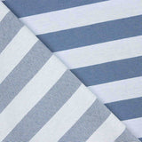 Two-tone blue and light blue striped canvas - Ribes y Casals