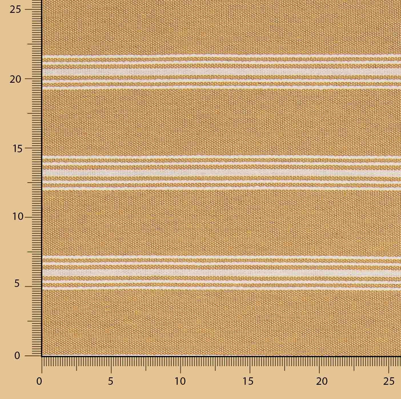 Albero Stripes White Cotton Canvas - Ribes y Casals