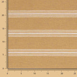 Albero Stripes White Cotton Canvas - Ribes y Casals