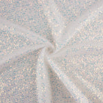 White Shimmer Fancy Tulle with Mini Sequins - Ribes y Casals