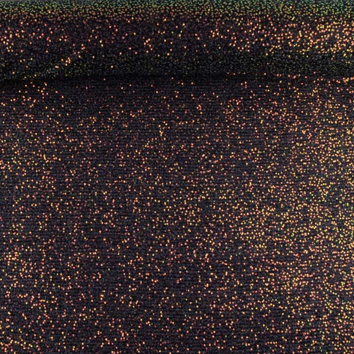 Black Shimmer Fantasy Tulle with Mini Sequins - Ribes y Casals