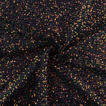 Black Shimmer Fantasy Tulle with Mini Sequins - Ribes y Casals