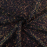Black Shimmer Fantasy Tulle with Mini Sequins - Ribes y Casals