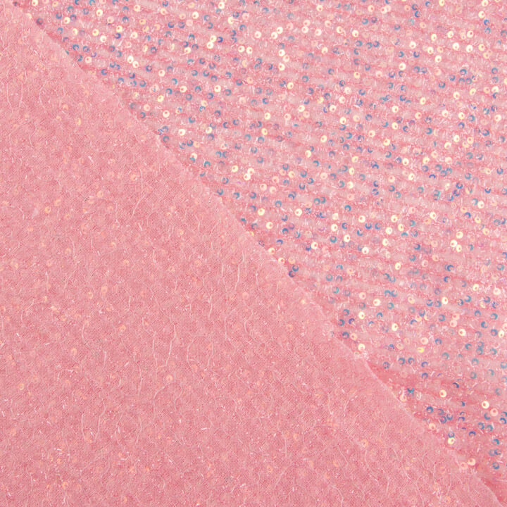 Pink Shimmer Fantasy Tulle with Mini Sequins - Ribes y Casals