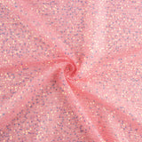 Pink Shimmer Fantasy Tulle with Mini Sequins - Ribes y Casals