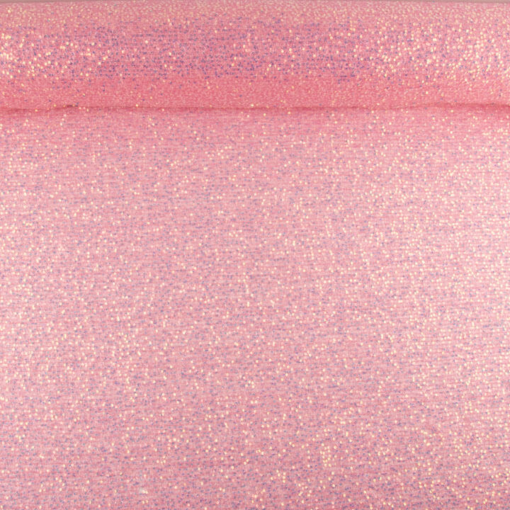 Pink Shimmer Fantasy Tulle with Mini Sequins - Ribes y Casals
