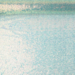 Aqua Green Shimmer Tulle with Mini Sequins - Ribes y Casals