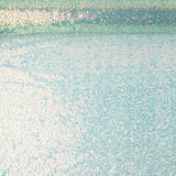 Aqua Green Shimmer Tulle with Mini Sequins - Ribes y Casals
