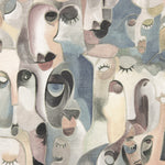 Half Panama Canvas Pastel Artistic Faces - Ribes y Casals