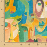 Half Panama Canvas Abstract Faces - Ribes y Casals