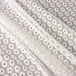 Swiss Embroidery Mini Daisies White - Ribes y Casals