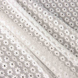Swiss Embroidery Mini Daisies White - Ribes y Casals