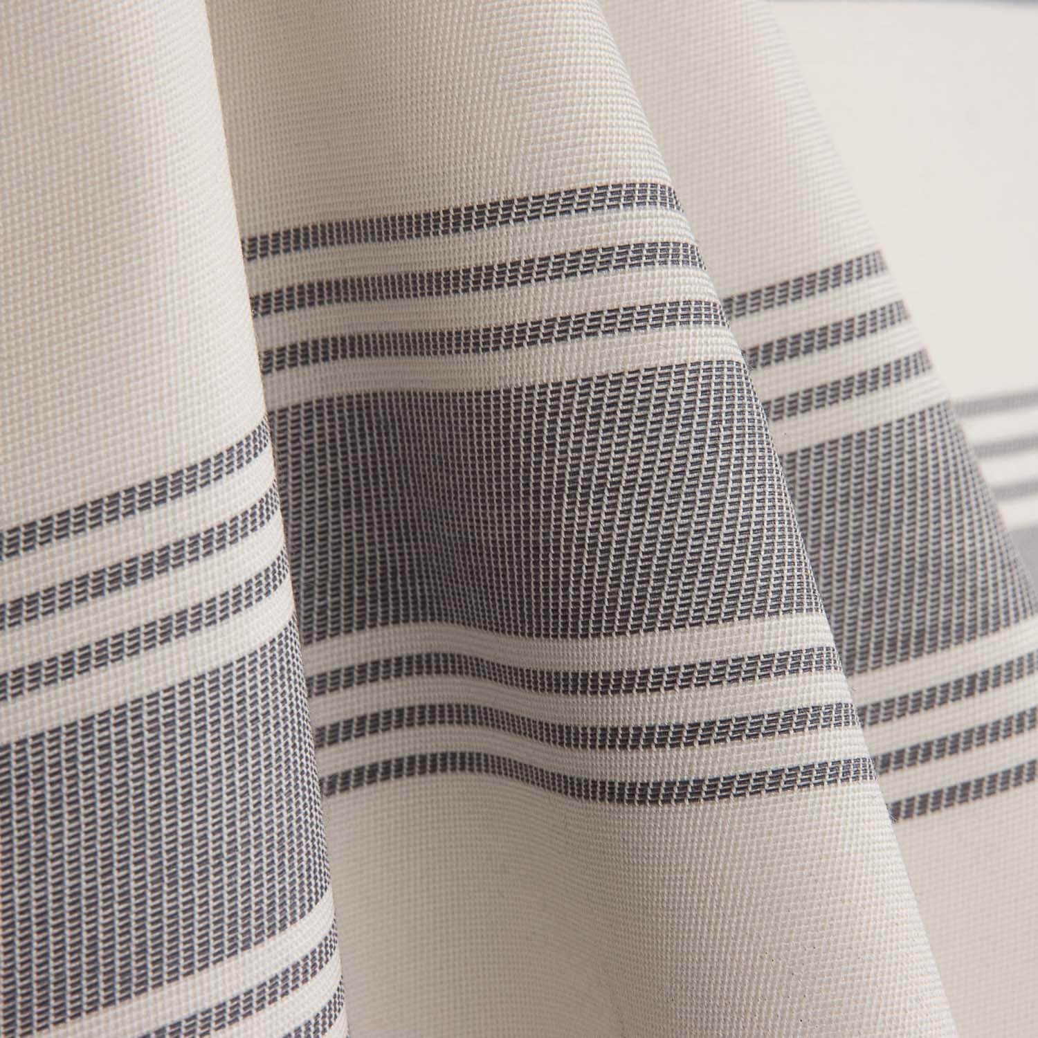 Teflon-coated Grey Stripes Outdoor Canvas - Ribes y Casals