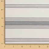 Teflon-coated Grey Stripes Outdoor Canvas - Ribes y Casals